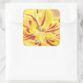 Tulpstroom II Vierkante Sticker (Tas)