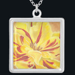 Tulpstroom II Zilver Vergulden Ketting<br><div class="desc">Floral</div>