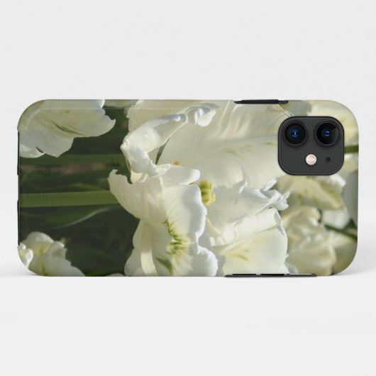 Tulpt het witte Case-Mate iPhone case (Achterkant (horizontaal))