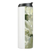 Tulpt het witte thermosbeker (Gedraaid links)