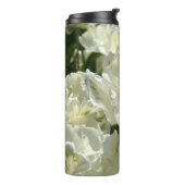 Tulpt het witte thermosbeker (Gedraaid links)