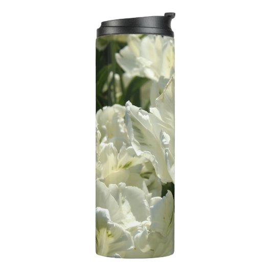 Tulpt het witte thermosbeker (Gedraaid links)