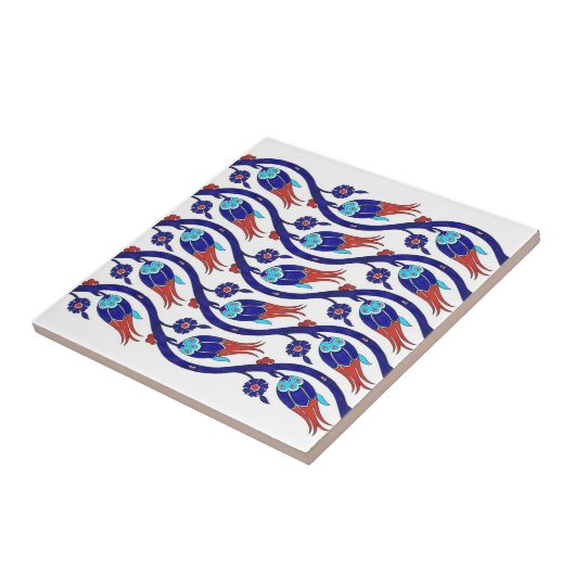 tulptegel tegeltje (Zijkant)