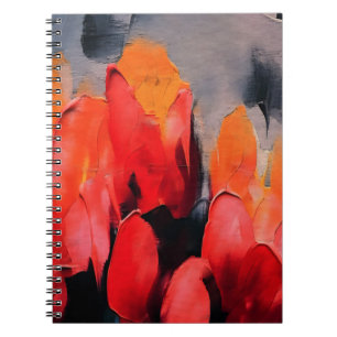 Tulpveld – Abstracte Bloemintensiteit Notitieboek