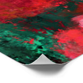 Tulpveld - Landschap - Lente in Nederland Poster (Hoek)