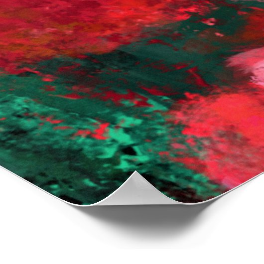 Tulpveld - Landschap - Lente in Nederland Poster (Hoek)