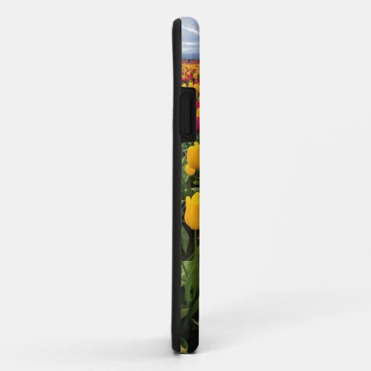 Tulpveld met oude tractor, oregon Case-Mate iPhone case (Achterkant/rechts)