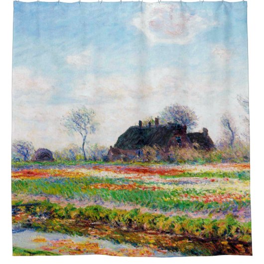 Tulpvelden in Nederland, Monet Douchegordijn (Voorkant)