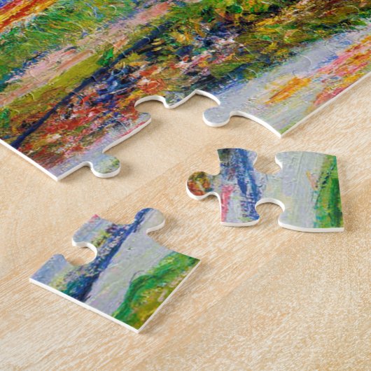 Tulpvelden in Nederland, Monet Legpuzzel (Zijkant)