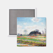 Tulpvelden in Nederland, Monet Magneet (Voorkant / Achterkant)