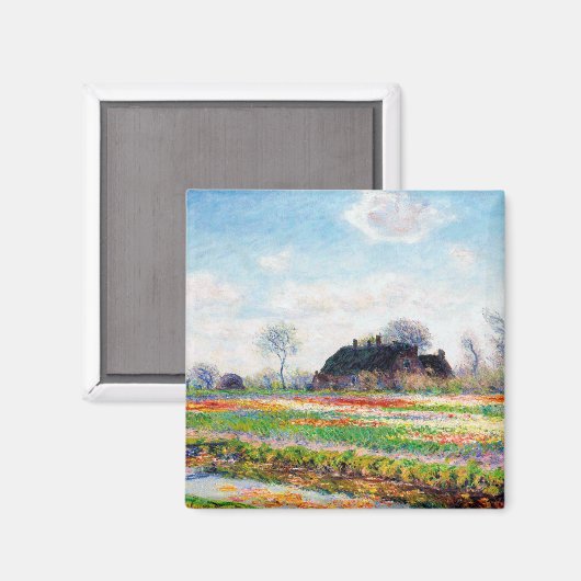 Tulpvelden in Nederland, Monet Magneet (Voorkant / Achterkant)