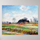 Tulpvelden in Nederland, Monet Poster (Voorkant)