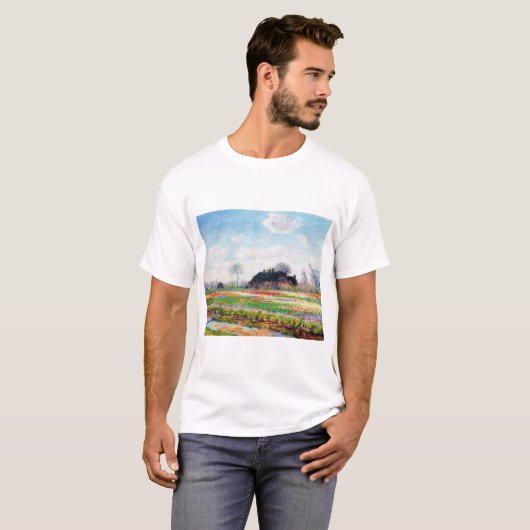 Tulpvelden in Nederland, Monet T-shirt (Voorkant volledig)
