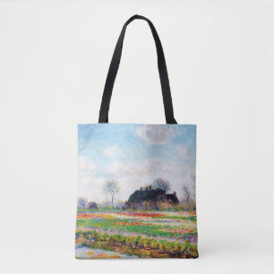 Tulpvelden in Nederland, Monet Tote Bag