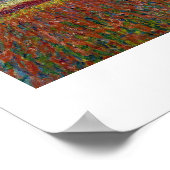 Tulpvelden met de Rijnsburg-windmolenmonet Poster (Hoek)