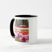 Tulpvelden van Mt. Vernon, Skagit County, WA Mok (Voorkant links)