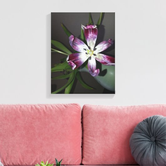 Tulpventiel Canvas Afdruk (Insitu (Woonkamer))
