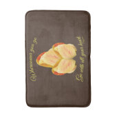 Tulpventilator gaat met uw hart Inspirerend Badmat (Voorkant Verticaal)