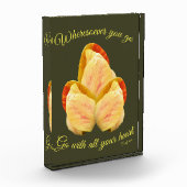 Tulpventilator gaat met uw hart Inspirerend Fotoblokken (Links)