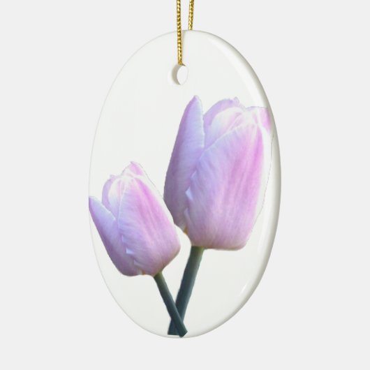 Tulpventilator ter herinnering aan sierbloem keramisch ornament (Links)