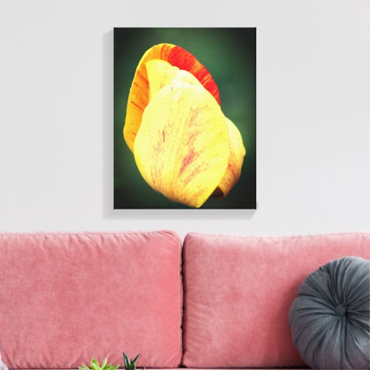 Tulpventilatorbenzine met spoelen dicht bij elkaar canvas afdruk (Insitu (Woonkamer))