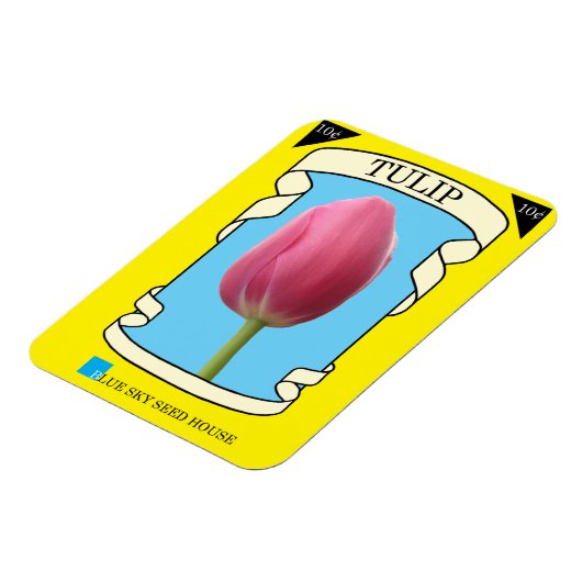 Tulpzaadpakket Magneet (Linkerzijde)