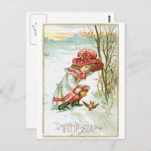 Tulpzepen Briefkaart (Voorkant / Achterkant)