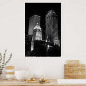 Tulsa After Dark black and white, 2010 Poster (Keuken)