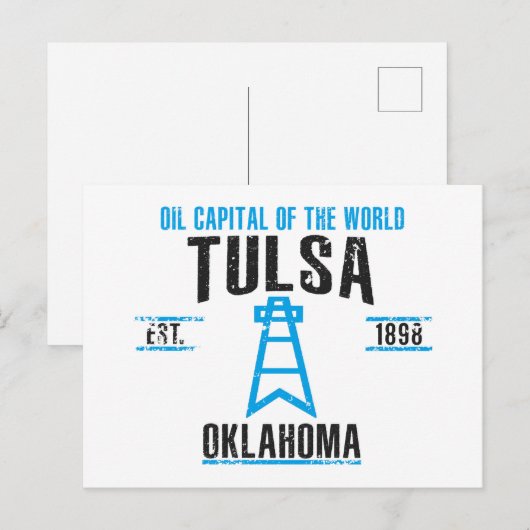 Tulsa Briefkaart (Voorkant / Achterkant)