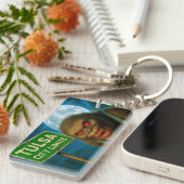 TULSA CITY LIMITS. OKLAHOMA. SLEUTELHANGER (Voorkant Rechts)