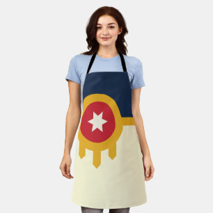 Tulsa City vlag Apron Schort