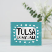 Tulsa is mijn jam Briefkaart (Staand voorkant)