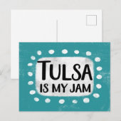 Tulsa is mijn jam Briefkaart (Voorkant / Achterkant)
