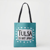 Tulsa is mijn jam Canvas tas (Voorkant)