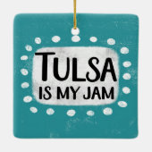 Tulsa is mijn jam Ornament (Achterkant)