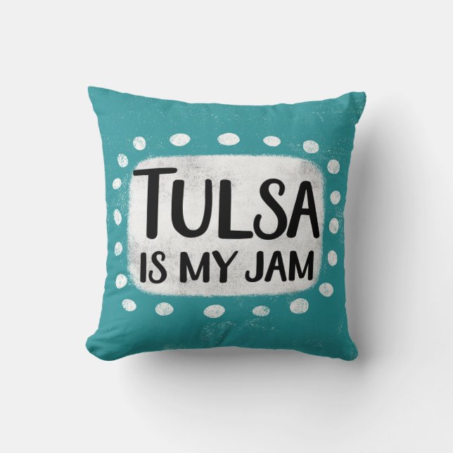 Tulsa is mijn jam Sierkussen (Voorkant)