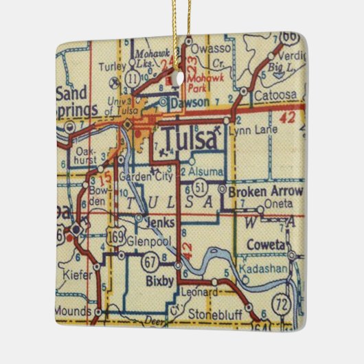 Tulsa  keramisch ornament (Links)