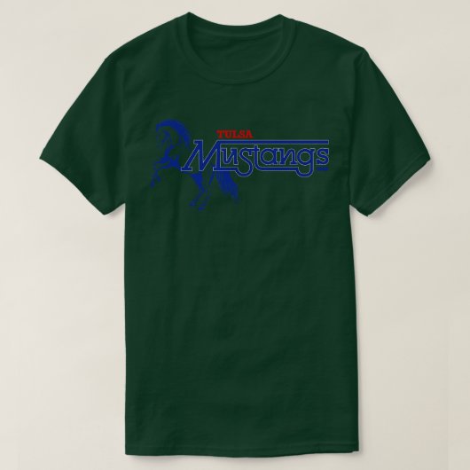 Tulsa Mustangs AFA 1979 T-shirt (Design voorkant)
