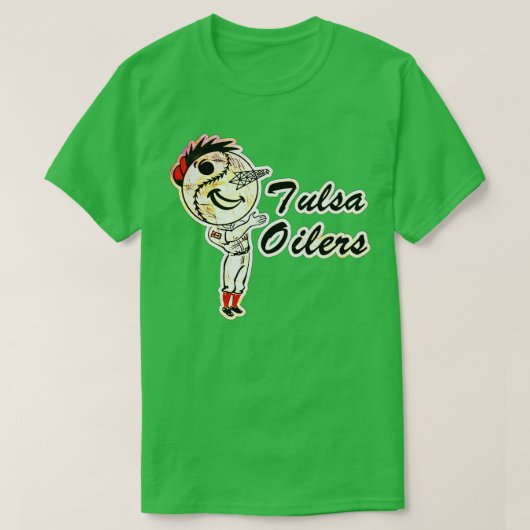 Tulsa Oilers Honkbal T-shirt (Design voorkant)