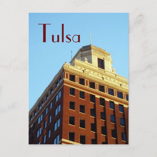 Tulsa OK Briefkaart (Voorkant)