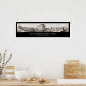 Tulsa, OK - Panoramische foto - 1910 Poster (Keuken)