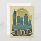 Tulsa, oké briefkaart (Voorkant / Achterkant)