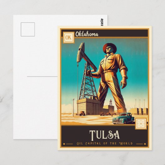 Tulsa, Oklahoma | Briefkaart (Voorkant / Achterkant)