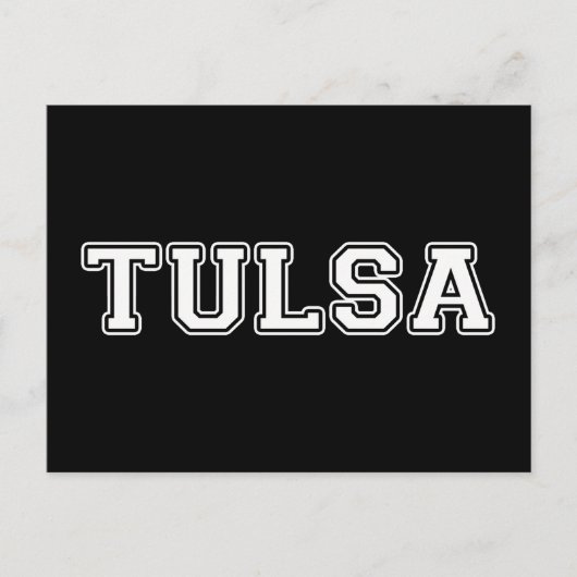 Tulsa Oklahoma Briefkaart (Voorkant)