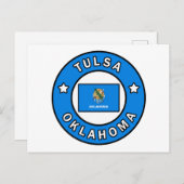 Tulsa Oklahoma Briefkaart (Voorkant / Achterkant)