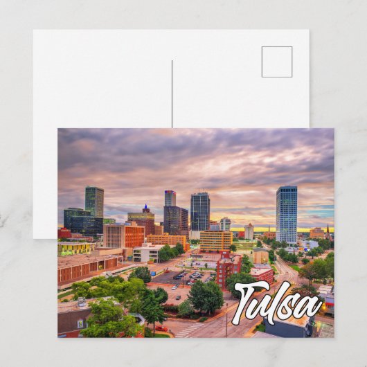 Tulsa, Oklahoma Briefkaart (Voorkant / Achterkant)