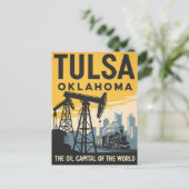 Tulsa, Oklahoma Briefkaart (Staand voorkant)