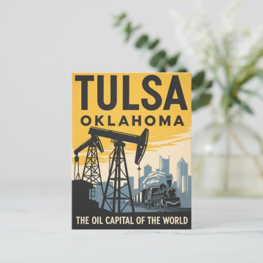Tulsa, Oklahoma Briefkaart (Staand voorkant)