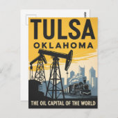 Tulsa, Oklahoma Briefkaart (Voorkant / Achterkant)