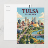 Tulsa, Oklahoma Briefkaart (Voorkant / Achterkant)